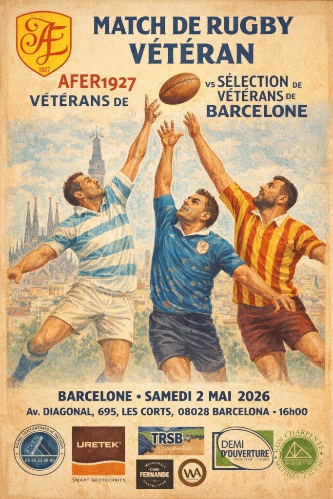 AFER1927 vs Barcelone affiche